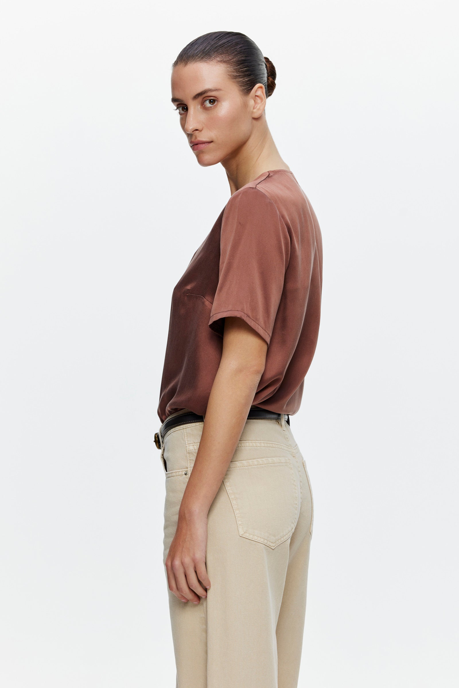 חולצת משי יער