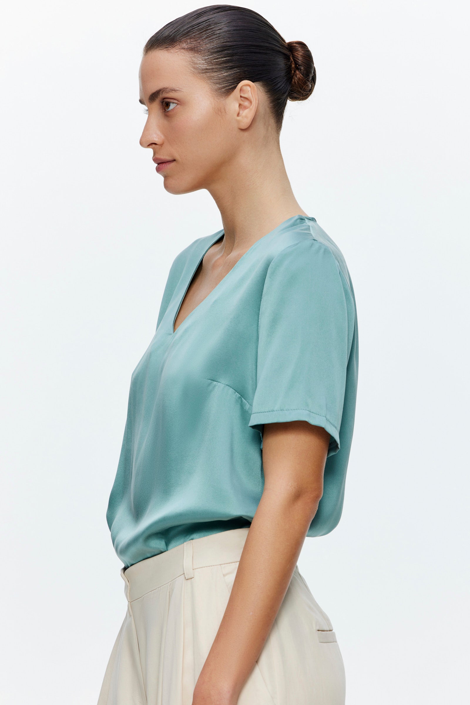 חולצת משי יער