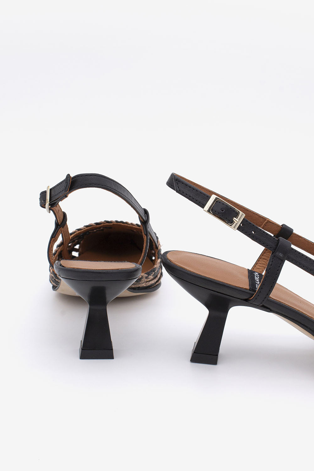 Angel Alarcon Raffia Pumps