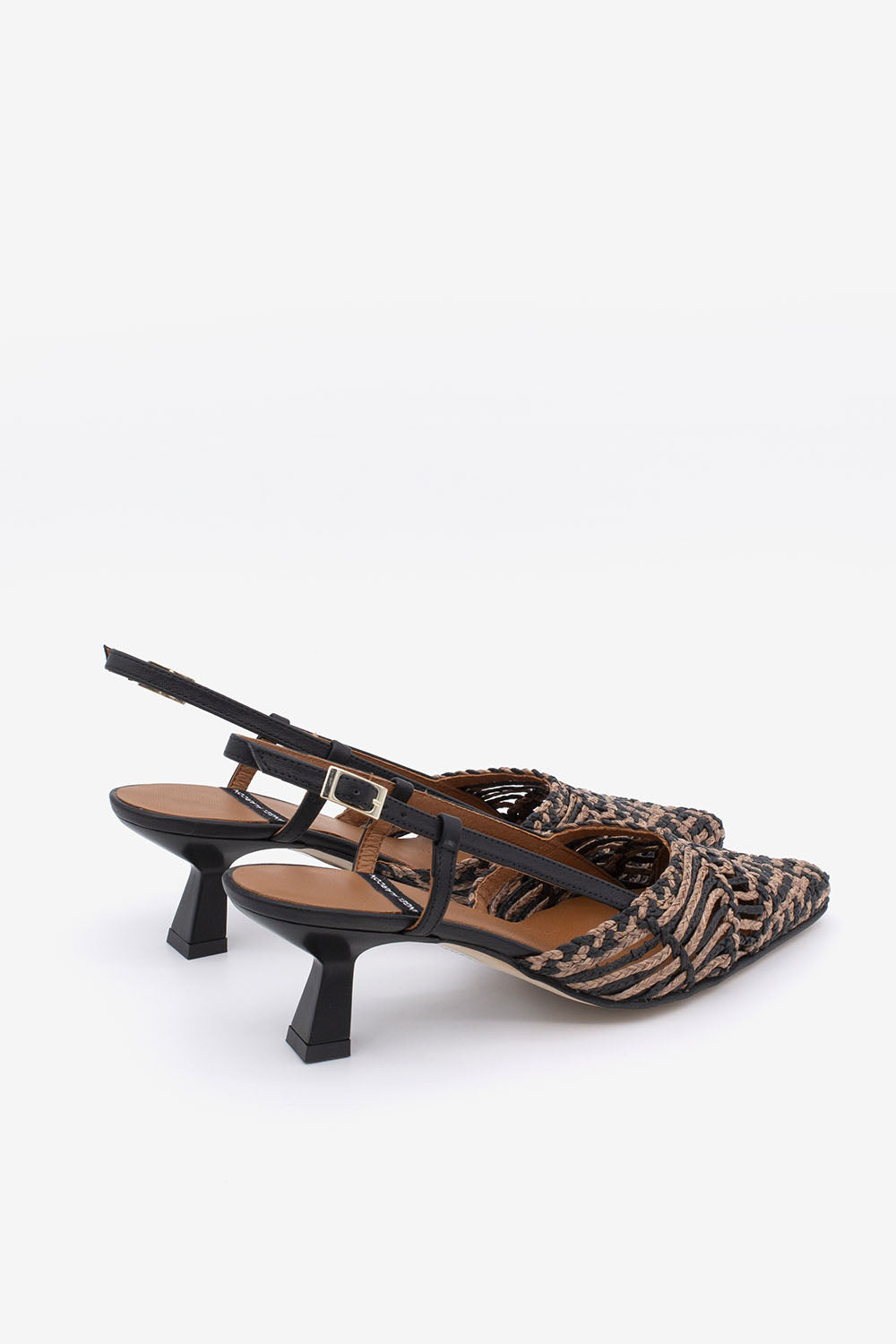 Angel Alarcon Raffia Pumps