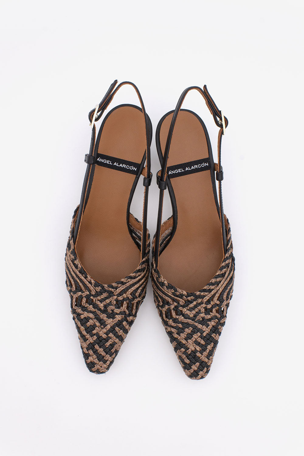 Angel Alarcon Raffia Pumps