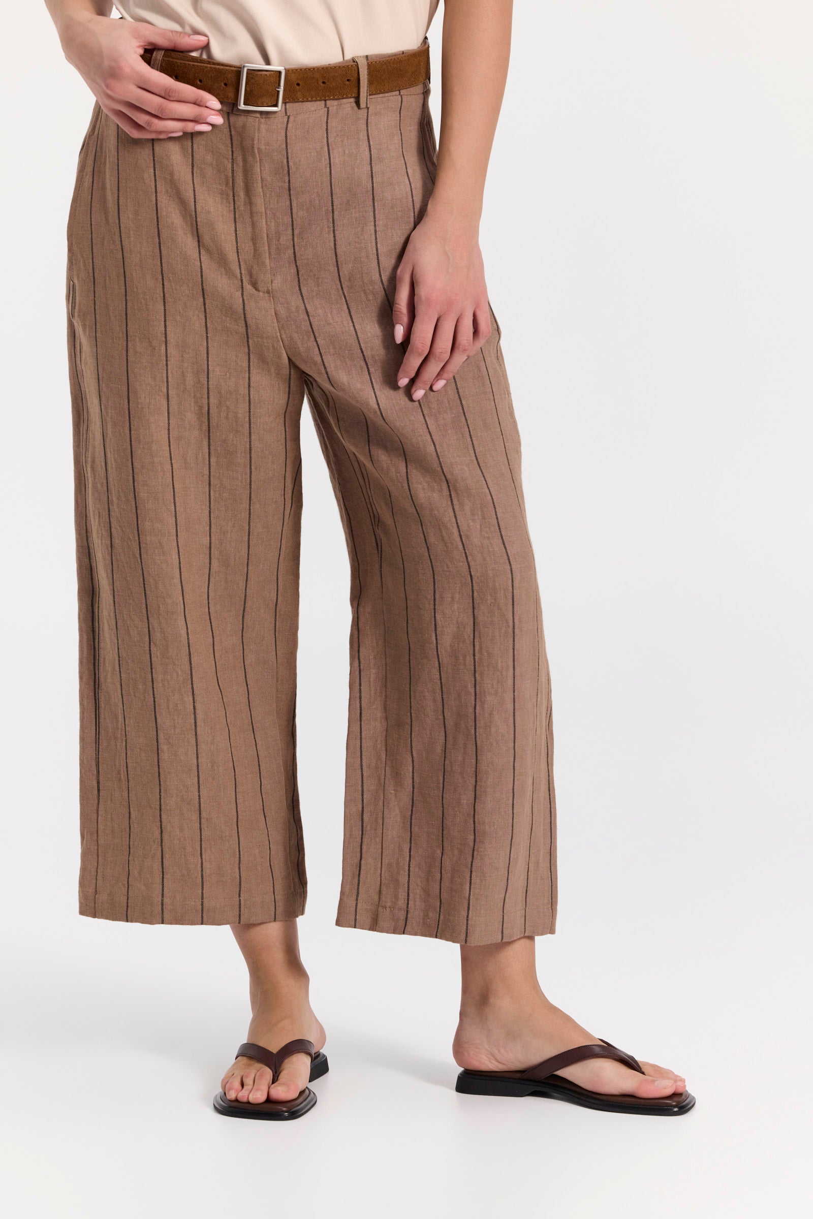 חגורת עור רוז